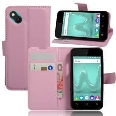 WIKO B-kool, capa carteira flip de couro PU premium com compartimento para cartão, suporte e fecho magnético [capa interna à prova de choque de TPU] Compatível com WIKO B-kool