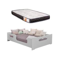 Cama Casal Montessoriana Encanto 100% Mdf Com Colchão Toraflex Casal 1