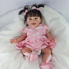 Bebê Reborn Menina, Vinil, Realista