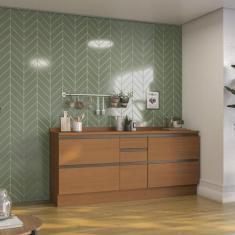 Cozinha Modulada Compacta 2 Peças 200cm Maxxi - Kappesberg