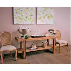 Aparador em Madeira Maciça 160cm Lisie Doma Marrom