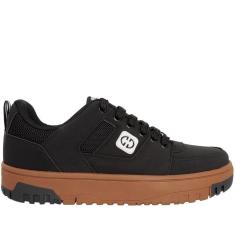 Tênis Ollie Originals Tyger 2 Street Casual Masculino Nobuck Preto-Masculino