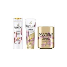 Kit Pante Colágeno Sh 175Ml+Cond 150Ml+Másc 550Ml-3 Itens