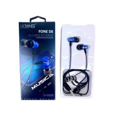 Fone de Ouvido Estéreo Com Fio P3 Som Alta Definição Lelong LE-0220