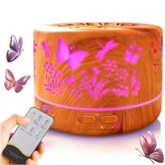 Umidificador De Ar Ambiente Portatil Purificador Usb 700ml Borboleta -