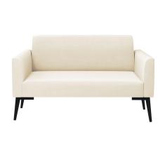 Sofá Namoradeira Pés Villach Marisa Veludo D03 - D\'rossi Cor Bege