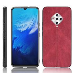 Capa adequada para vivo X50e, capa de celular estilo couro, proteção robusta 360° protege seu telefone capa de cor retrô para vivo X50e