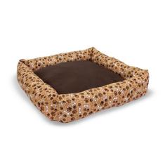 Cama Pet Para Cães e Gatos 60x60cm c/ Zíper Caminha Pet Lavável com Fu