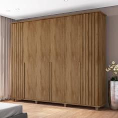 Guarda Roupa Com 6 Portas Varese Cinamomo