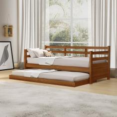 Sofá Cama Bicama Solteiro Enjoy Castanho