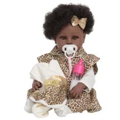 Boneca Reborn Realista Bebê Menina 46cm Bolsa Acessórios - Cegonha Reb