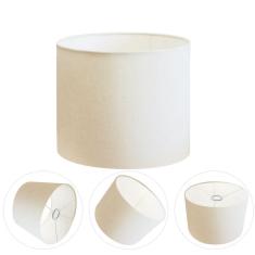 Cúpula Abajur Cilíndrica Cp-8015 Ø35x25cm Branco