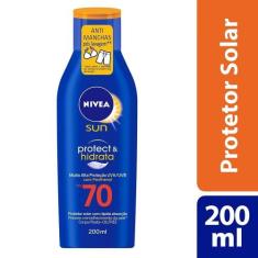 Protetor Solar Nivea Sun Protect E Hidrata Fps70 200ml