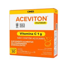 Aceviton 1g Sabor Laranja com 30 comprimidos efervescentes Cimed 30 Comprimidos Efervecentes