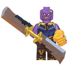 Boneco Blocos De Montar Thanos Zumbie Marvel Terror