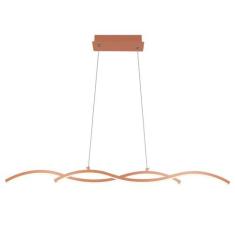 Lustre Pendente Quality Twine 1339 com Led Bivolt, Cobre