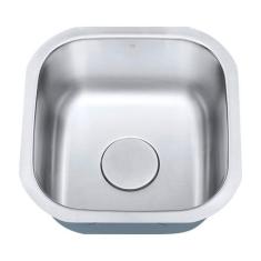 Cuba De Embutir Inox 1mm Escovado C115 40,6,5x40,6x20,3 Cm - Arell, Aç