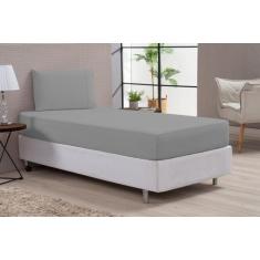 Kit Lençol e Fronha Algodão Solteiro 200 Fios Palha - BruceBaby Bordad