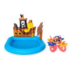 Piscina Inflável Infantil 84L Navio Pirata Bestway