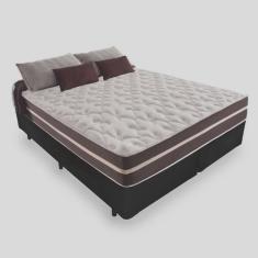 Cama Box Casal + Colchão De Molas - Anjos - Classic Superlastic 138cm