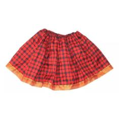 Saia Arraial Festa Junina Feminino Fantasia Infantil - Selys, Estampa 