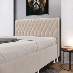 Cabeceira Bellatrix 160 / Sued Bege  - ARADECOR, Bege, QUEEN