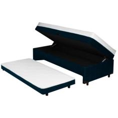 Cama Box Solteiro SMP Conjugada com Cama Auxiliar - LightSpuma BIBOX B
