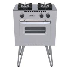 Fogao a Gas 2 Bocas Venax Mini Cook Inox