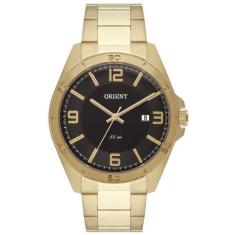 Relógio Masculino Orient Dourado Banhado Ouro Mgss1196-G2kx