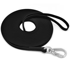 ZALER Coleira longa para treinamento à prova d'água para cães de 15 m, 9 m, 6 m, 4,6 m, 3 m, 1,8 m, à prova de odor, guia longa com mosquetão de alumínio de aviação para cães pequenos, médios e