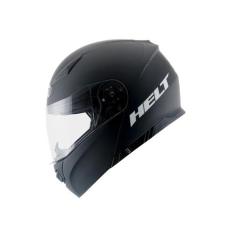 Capacete Original Moto Helt Hippo Glass Preto Fosco Com Oculos Interno