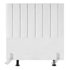 Cabeceira Estofada Cama Box Solteiro 90 cm Carolina material sintético