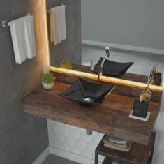 Kit Cuba L30 com Torneira Link 1062 Metal e Válvula Click 1 B Compace