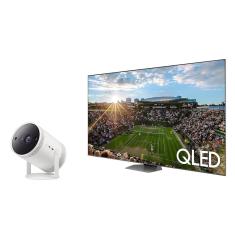 Combo Samsung Smart TV 98 polegadas QLED Super Big 4K 98Q80C 2023 + The Freestyle 2nd Gen