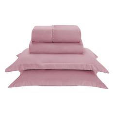 Jogo Lençol 300 fios Casal Queen 4 Peças Hotel Elastico Toda Volta Fro