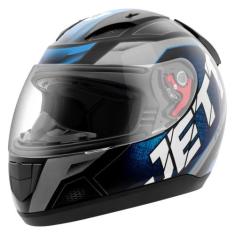 Capacete Moto Fechado Masculino Feminino Jett Evo Line Brilhante Para 