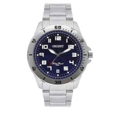 Relógio Orient Masculino Analógico - Prata/Azul - MBSS1155A D2SX