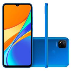 Smartphone Xiaomí Redmí 9C Azul 64Gb, Tela De 6.53",Câmera Traseira Tripla