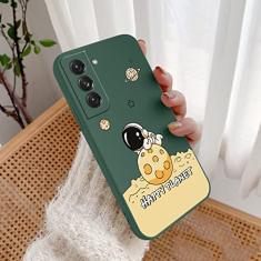 Capa macia para Samsung Galaxy S22 S21 S20 FE S10 Note 20 10 Ultra Plus A72 A52 A32 A71 A51 A31 A21S capa de telefone, verde escuro1, para nota10