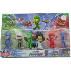 Kit Pj Masks 6 Miniaturas Pronta
