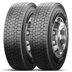 Kit 2 Pneu 295/80R22.5 Pirelli 152/148M Itineris Drive M+S