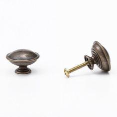 Kit 12 Puxadores Colonial puxador para gaveta redondo - Telis Ferragen