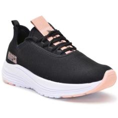 Tênis  Masculino Feminino Para Academia Caminhada - Ascension, Preto, 