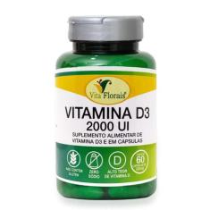 Vitamina d3 2000ui 500mg 60 cápsulas - Vita florais