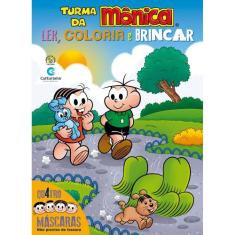 Livro - MASCARAS DIVERTIDAS MONICA