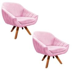 Kit 02 Poltronas Giratória Giovana Mm30 - D'ROSSI