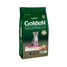 Ração Golden Seleção Natural Gatos Filhote Frango, Arroz 10Kg