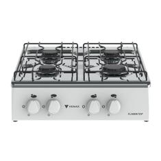 Fogao de Mesa 4 Bocas Venax Flamatop Branco Gas Glp
