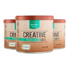 Kit 3 Creatina Creapure Monohidratada Nutrify 300g