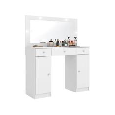 Penteadeira 3 Gavetas Camarim Carisma Demóbile, Branco